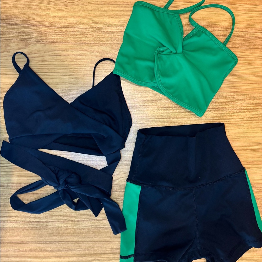 Werk 3 Piece Green/Black Set.  Youth M